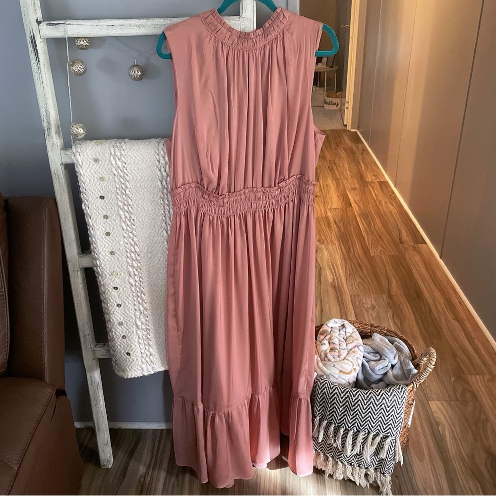 Knox Rose Dusty Pink Sleeveless Maxi Dress Size XXL